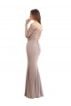 Soft Chiffon & Lace Sweetheart Half Sleeves Keyhole Back Long Bridesmaid Dress Kent