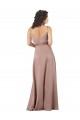 Silk like Satin V-Neck Sleeveless Long Formal Evening Gown / Bridesmaid Dress Kent