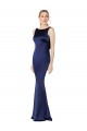 Stretch Satin Halter Neck Sleeveless Low Back Long Formal Evening Gown / Prom Dress / Bridesmaid Dress Kent